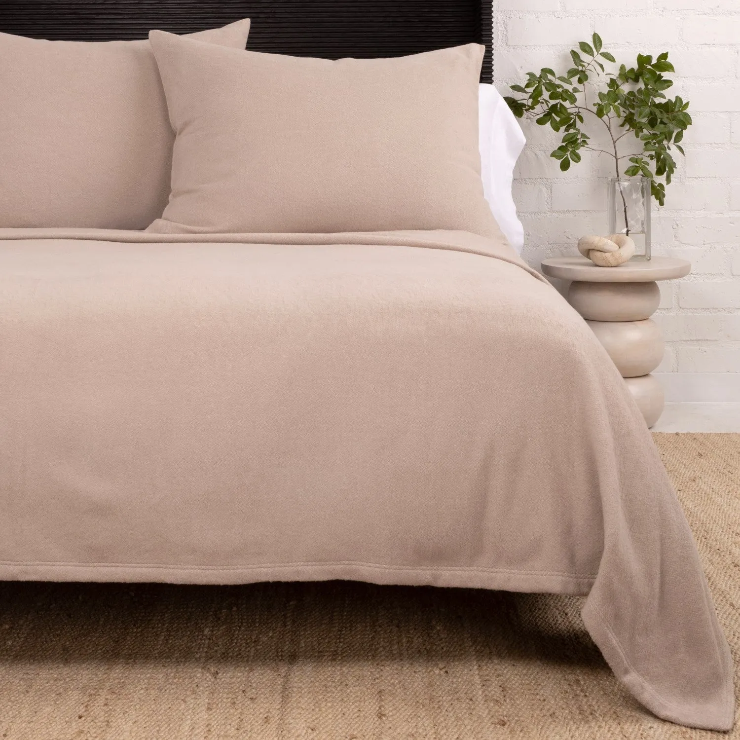 Billie Taupe Blanket