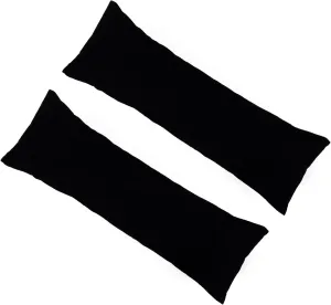 Framendino, 2 Pack Black Long Watch Display Pillows Velvet Bracelet Jewelry Displays Pillow Bangle Holder Cushions for Show Organizer