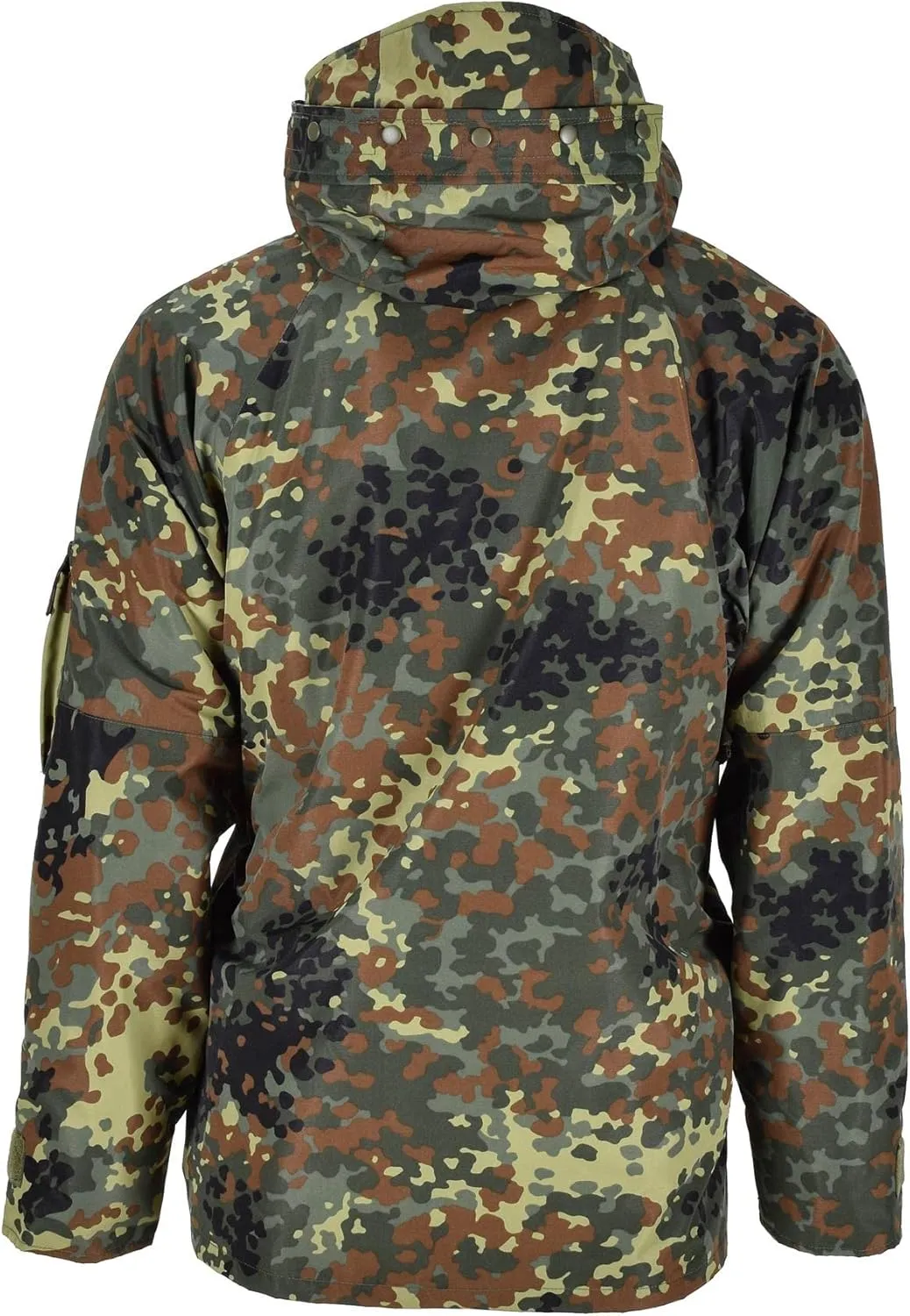 German Army Flecktarn Jacket Miltec Waterproof Parka with Lining Camo Men's military uniform