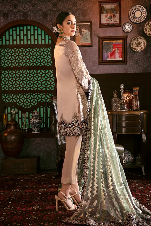 Imrozia Solas De Lune Luxury Chiffon Collection – I-109 Gold Galore
