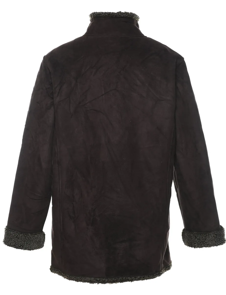 L.L. Bean Dark Brown Shearling Jacket - M