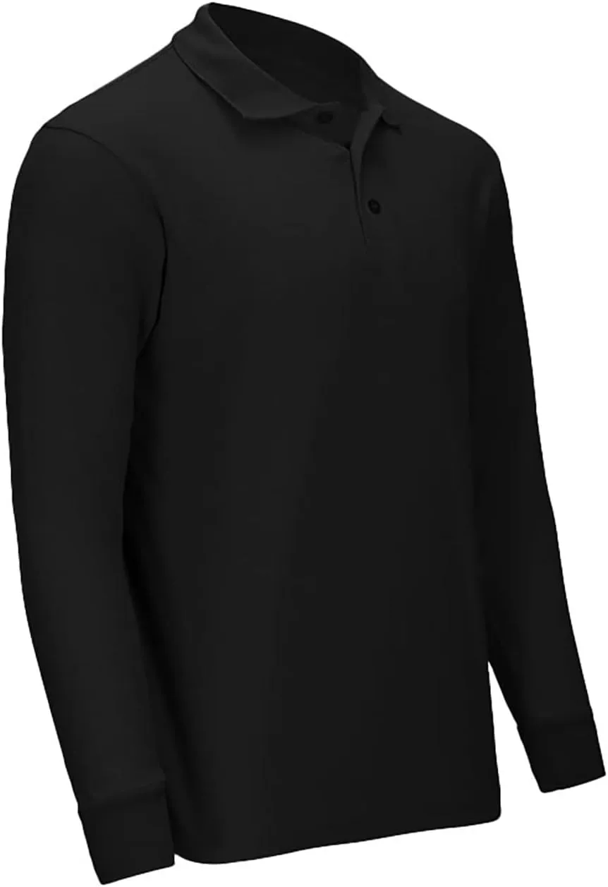 Premium Wear Boys Uniform Long Sleeve Polo Shirt