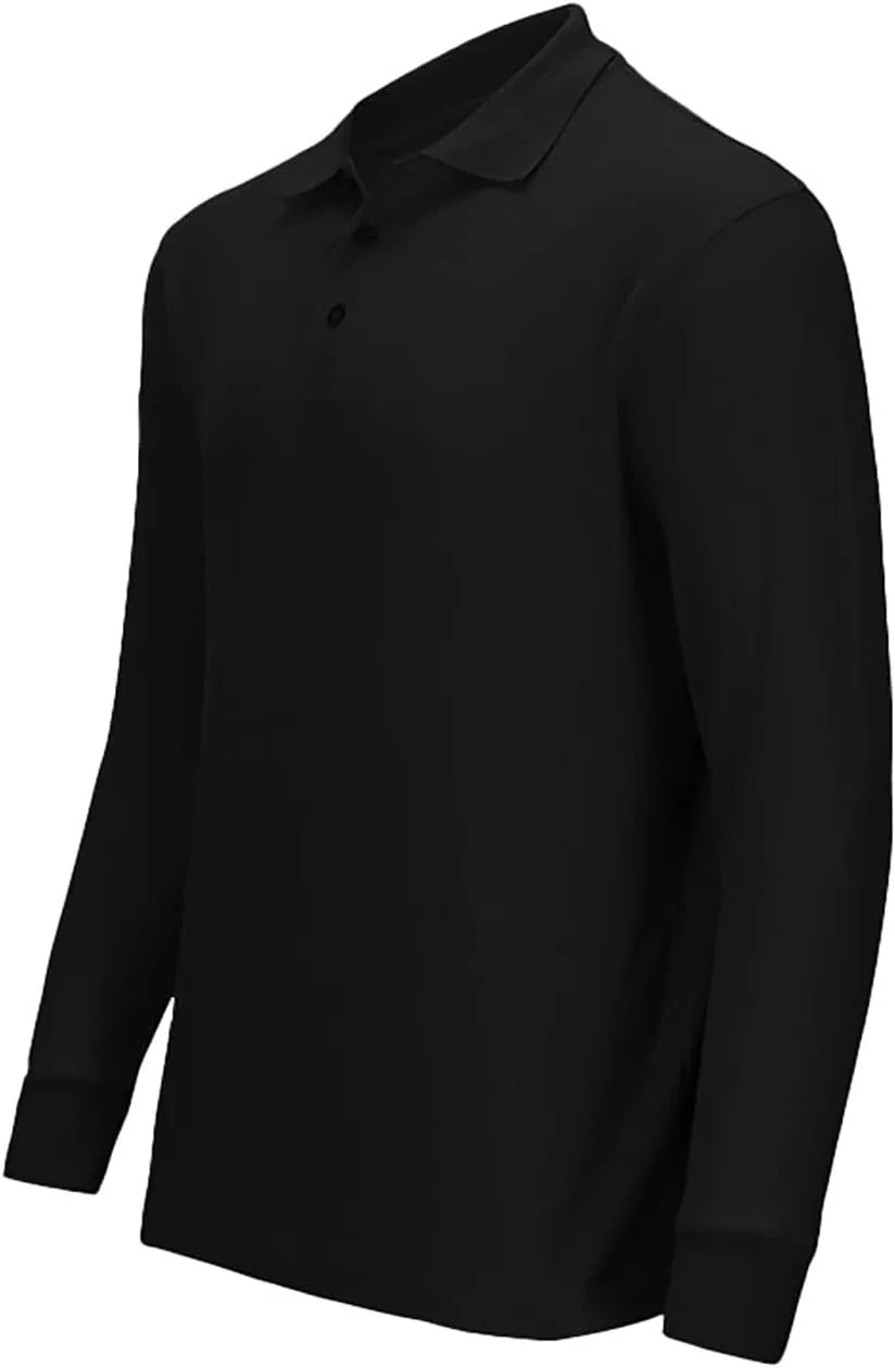 Premium Wear Boys Uniform Long Sleeve Polo Shirt