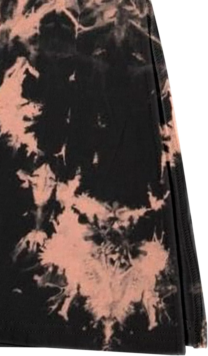 Remidoo Women's Side Slit Shirt Asymmetrical Tops Short Sleeve Tie Dye T Shirt Tees