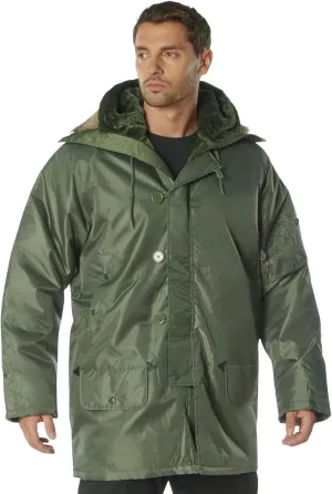 Rothco N-3B Parka  Comfortable and Warm Winter Coat  Water-Repellent  Snorkel Hood