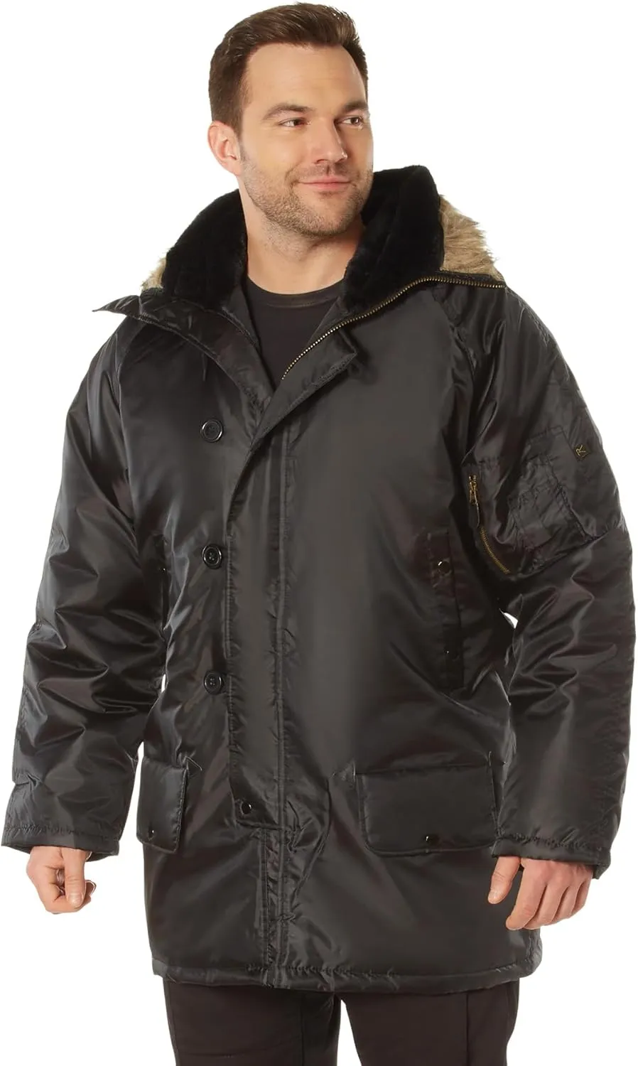 Rothco N-3B Parka  Comfortable and Warm Winter Coat  Water-Repellent  Snorkel Hood