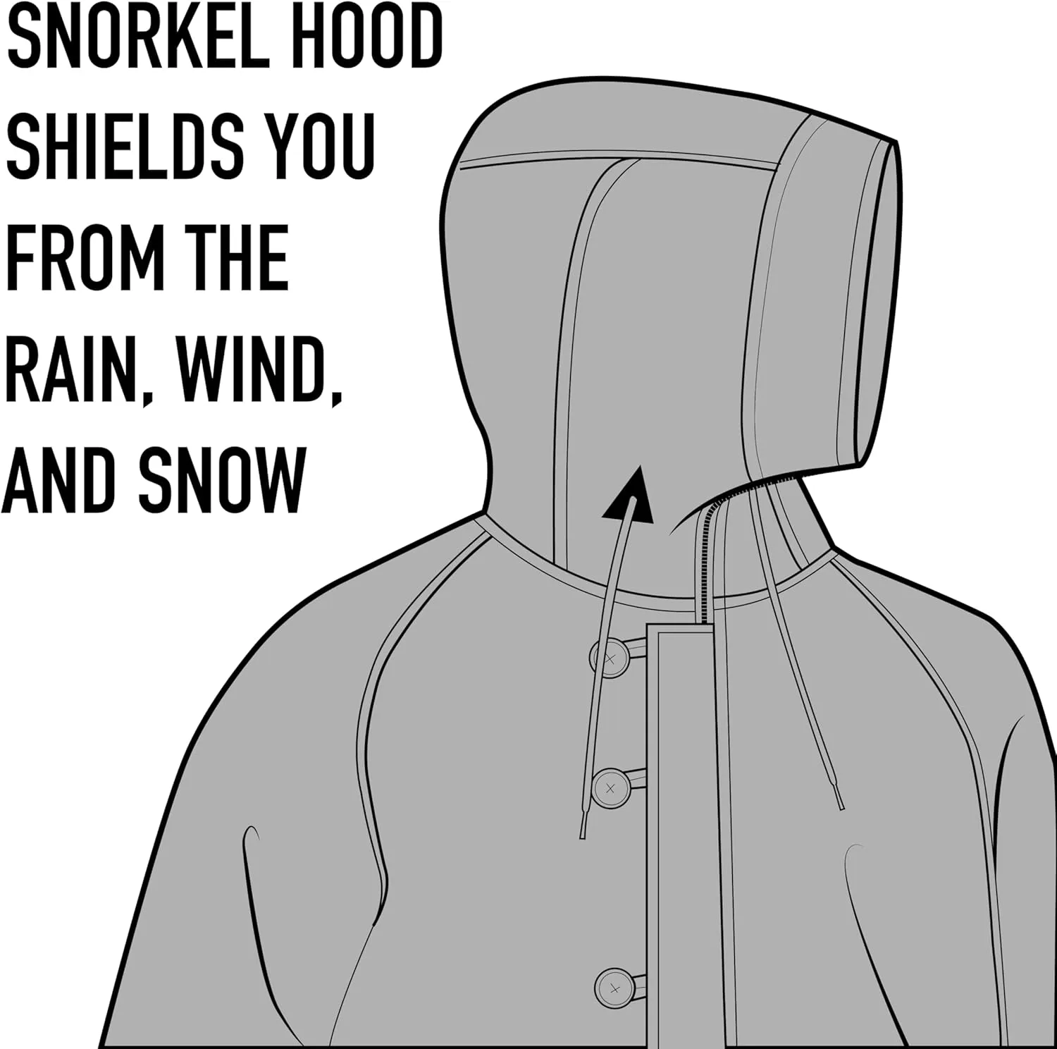 Rothco N-3B Parka  Comfortable and Warm Winter Coat  Water-Repellent  Snorkel Hood